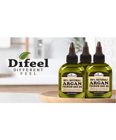Difeel Premium Natural Linseed Hair Oil - 75ml | Strengthening & Moisturising Treatment | International Shipping Available - Buy Online on GoSupps.com