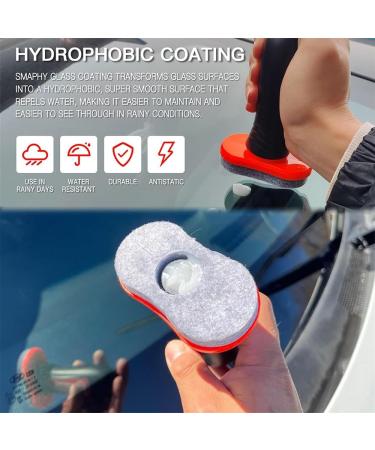 Glass Cleaning Board 2024 Glass Polish Mouse Glass Coating for Windshield Hydrophobic Glass Cleaning Board for Enhancing The Visual Effects of Automotive Windshields (Yellow) - Buy Online on GoSupps.com