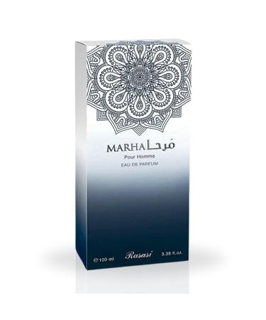 RASASI Marha Eau De Parfum Men Spray 100ML (3.38 OZ) Arabian Perfume for Men Aromatic Warm And Floral Fragrance Long Lasting Perfume For Men Captivating And Luxurious Masculine Scent Marha Pour Homme - Buy Online on GoSupps.com