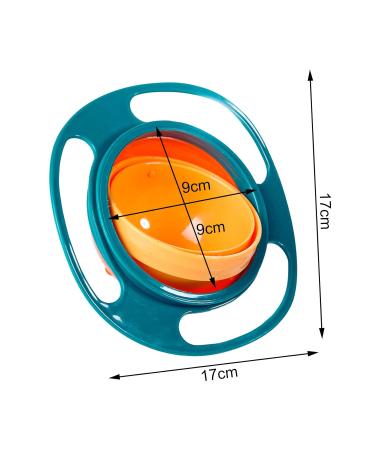 Magic Gyro Bowl for Babies - 360 Rotating Spill-Proof Feeding Bowl with Lid | Creative & Cute Design for 6+ Months - Buy Online on GoSupps.com