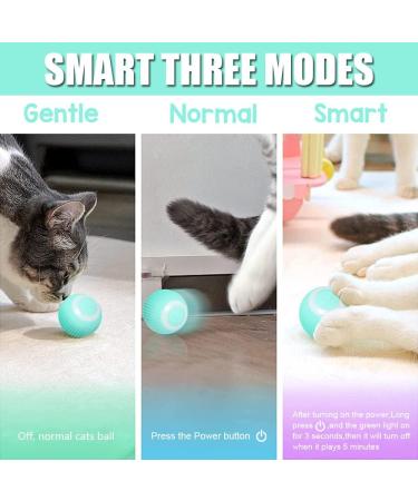 Speedy Panther Quiet Smart Cat Ball Toy Interactive Cat Toys for Indoor Cats Adult Automatic 360 Rotating Kitten Toys with LED Stimulate Hunting Instinct - USB Rechargeable - Buy Online on GoSupps.com
