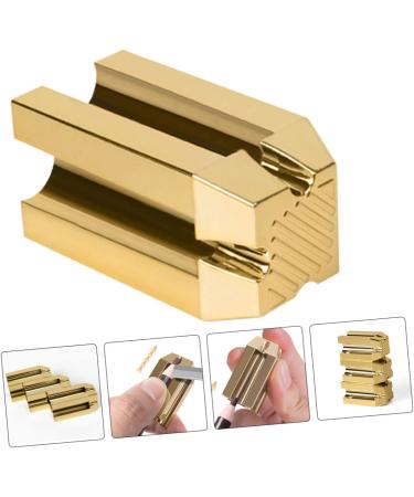 minkissy 1pc Eyebrow Pencil Sharpener Cosmetic Makeup Pencil Sharpener for Plastic Mini Pencils Eyebrow Liner Sharpener Eyebrow Pencil Sharper Hand Tools Make up Plastic Spray Gold Clippers - Buy Online on GoSupps.com