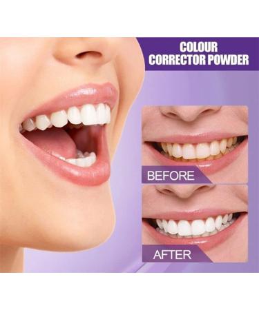 V34 Purple Teeth Whitening Powder - Stain Removal & Whitening Booster for Sensitive Teeth | Enhance Your Smile (1PC) - Buy Online on GoSupps.com
