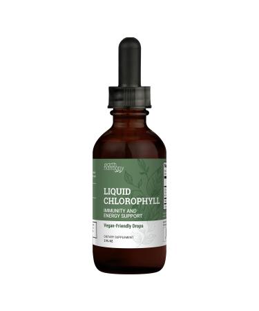 Organic Chlorophyll Liquid Drops for Immune System Support and Energy Boost - Peppermint Flavor Liquid Chlorophyll Helps As Natural Internal Deodorant - Vegan Detox Cleanse - 1 ml (50 mg)
