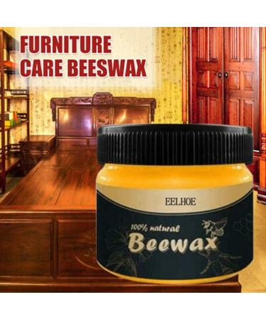Rodam 2pcs Wood Seasoning Beewax Furniture Care Home Cleaning Multipurpose Natural Beeswax Furniture Care Complete Solution Beeswax Wood Polish Waterproof & Wear-Resistant Beeswax Polish -2.99oz/pcs - Buy Online on GoSupps.com
