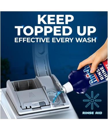 Finish | Finish Dishwasher Rinse & Shine Aid | Lemon| 400ml | For Drier Glasses and Spot Prevention (6 Pack) - Buy Online on GoSupps.com