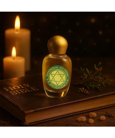 Frankincense & Myrrh Anointing Oil from Jerusalem Holy Land Biblical Spices 10 ml Bottle Premium Quality Holy Oil for Prayer Blessing & Protection - Buy Online on GoSupps.com