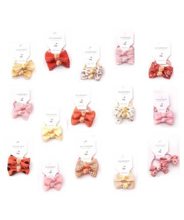 30 pieces Baby girls Hair bends Hair tie Elastic headband ponytail holder Good quality hair band hair jewelry for children toddlers little girl (style 1)