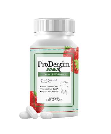 Prodentim Max 40 Billion CFU Oral Probiotic Supports Strong Healthy 60 Capsules - Supplement Heaven