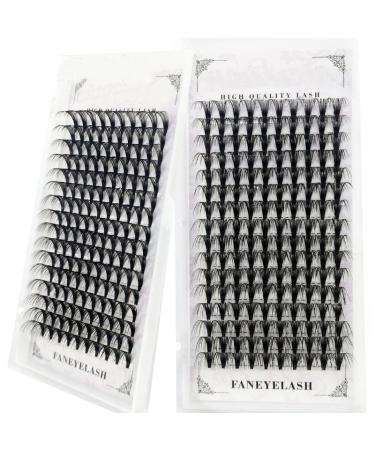 Premade Russian Volume Fans 12/16 lines 10/20D Mink EyelashesC/ D/DD curl Short Stem Lash Eyelash Extensions Supplies (12mm 0.05mm-D-20D-16lines)