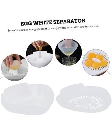 Zerodeko 1pc Microwave Egg Steamer Yolk Extractor Kitchen Microwave Oven Mold Egg White Stainless Steel - Buy Online on GoSupps.com