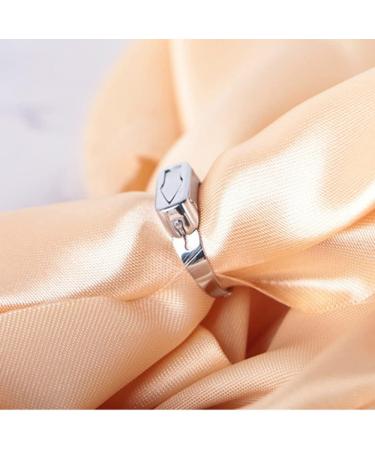 Huihao Self-Defense Ring - Adjustable Stainless Steel Knife Ring | Multifunctional Outdoor Pocket Knife for Camping Fishing Home & Emergency - Buy Online on GoSupps.com