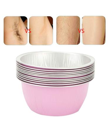 Melting wax shell disposable wax beans of melting pots 10 pieces of tool containers for removing hair golden aluminum foil shell wax beans melting wax shell for hair removal