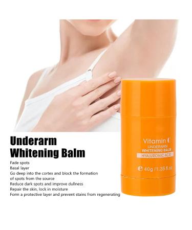 Vitamin C Underarm Whitening Balm for Women - Antiperspirant Deodorant with Odor Removal - Dark Spot Corrector for Elbows and Knees - All Day Sweat Protection - Buy Online on GoSupps.com