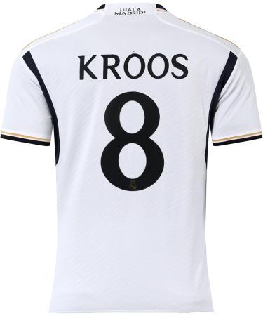 Buy PraiseLight R. Madrid Toni Kroos #8 Kids Jersey 2023/2024 - Youth Soccer Shorts & Socks Set (Size 26 8-9 yrs) - International Shipping Available - Buy Online on GoSupps.com