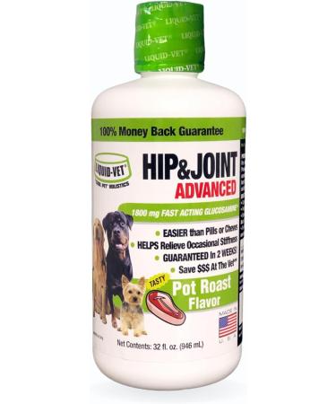 Liquid-Vet Dog Hip & Joint Advanced Supplement (Pot Roast 32 oz)