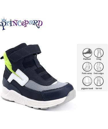Orthopedic High Top Corrective Sneakers for Kids | Arch & Ankle Support | Anti-Slip Soles | 7 Toddler | Green - Buy Online on GoSupps.com