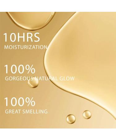 Body Shimmer Oil | Hydrating & Illuminating Highlighter for Face Body & Hair 3.38 Fl Oz Gold 3.38 Fl Oz (Pack of 1) - Buy Online on GoSupps.com