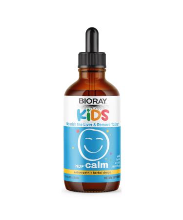 BIORAY Kids NDF Calm  Vanilla - 4 fl oz - Nourish The Liver & Remove Toxins - Non-GMO  Vegan  Gluten Free - 2-4 Month Supply
