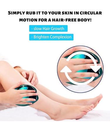 lmoikesz Highly Effective Hair Gums Easy and Gentle on Skin Safe Crystal Hair Remover Stone Crystal Hair Gum Versatile Dusty Blue - Buy Online on GoSupps.com