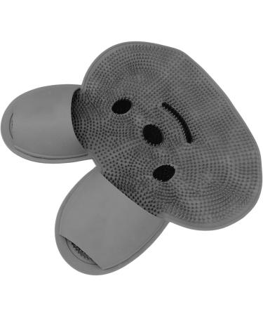 Non-Slip Shower Foot Massage Mat Dead Skin Remover Relieves Tired Feet Ideal Bathroom Foot Cleaning Pad (Gray) - Buy Online on GoSupps.com