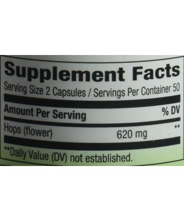 Buy Nature's Way Hops Flowers - 100 Capsules | Premium Herbal Supplement for Relaxation | International Shipping Available - Buy Online on GoSupps.com