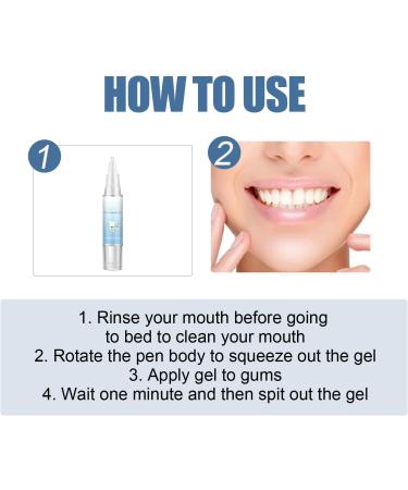 Advanced Gum Therapy Gel - Repair Swelling & Strengthen Gums (4 Pieces) - International Shipping Available - Buy Online on GoSupps.com