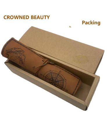 Wizard Wand Makeup Brush Set - Magic Eyeshadow Brushes & Faux Leather Roll | Shop Now! - Buy Online on GoSupps.com