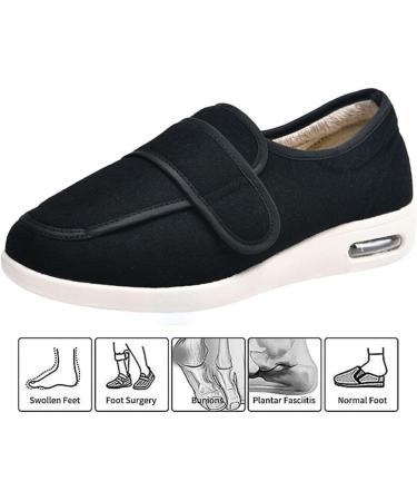 Men's Double Extra Wide Slip Resistant Diabetic Shoes | Adjustable Straps for Swollen Feet & Pain Relief | Wide Walking Shoes for Elderly (Gris Size 12 - Buy Online on GoSupps.com