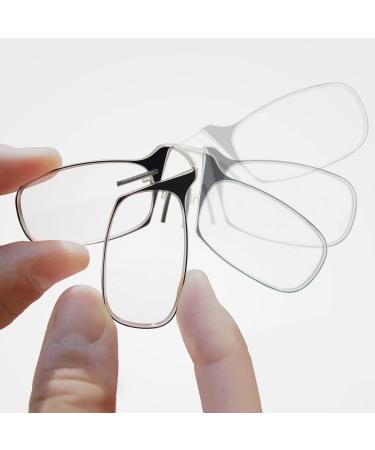 ThinOptics Keychain Case  Rectangular Reading Glasses Black 2 x - Buy Online on GoSupps.com