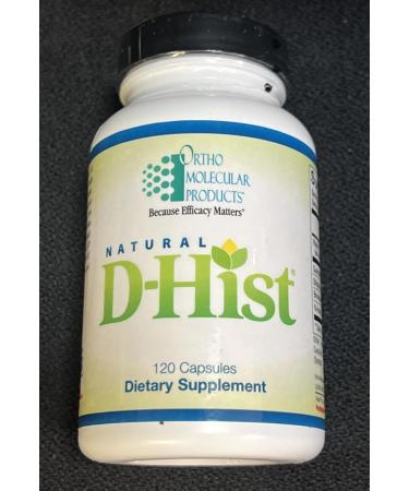 Ortho Molecular Natural D-Hist - 120 Capsules - Buy Online on GoSupps.com