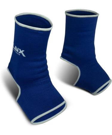 LNX Ankle Bandages Pro Fight | Foot Protection for Muay Thai Kickboxing & MMA | Sizes S-XL Blue - Buy Online on GoSupps.com