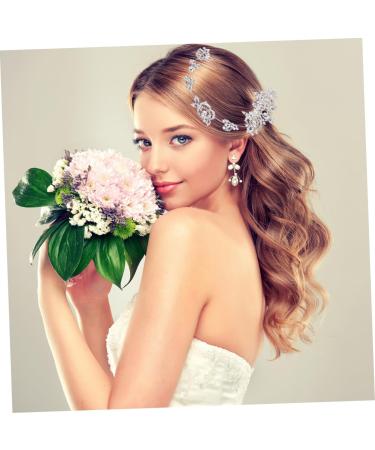 Ipetboom Bridal Wedding Hair Comb Hair Comb Floral Rhinestone Hair Pin Beautiful Bride Issue Card Rhinestone Headband Hair Comb - Buy Online on GoSupps.com