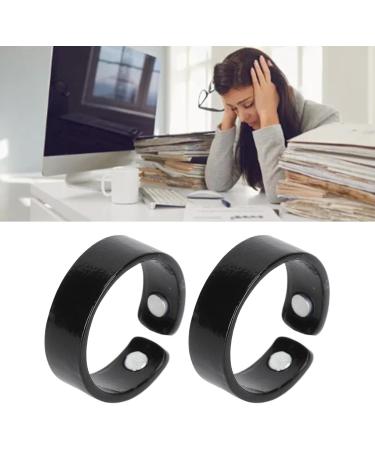 2-Piece Acupressure Blood Sugar Control Ring | Balance Insulin Pain Relief Improve Sleep | Adjustable Wellness Solution - Buy Online on GoSupps.com