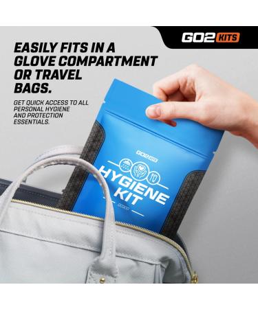 Go2Kits Hygiene Toiletry Kits for Travel  Business  Charity Made in USA (1 Pack) 1 Count (Pack of 1) - Buy Online on GoSupps.com