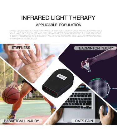 880nm Near Infrared LED Hand Pain Relief Double Side Pad for Finger and Wrist - Red Light Therapy Device - Buy Online on GoSupps.com