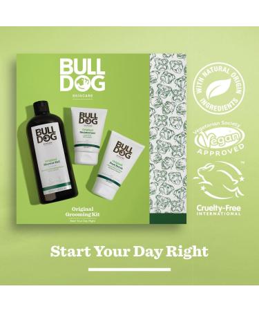 Bulldog Skincare Original Grooming Gift Set for Men - Shower Gel, Face Wash, Moisturizer | Grooming Kit - Buy Online on GoSupps.com