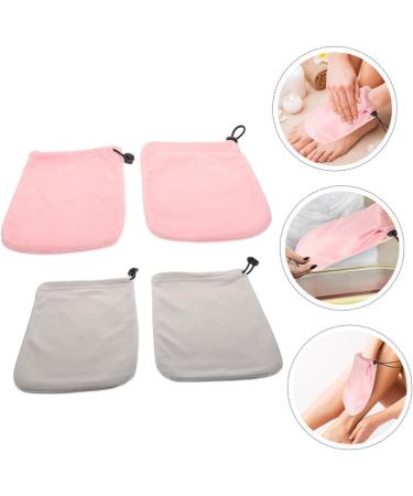 Healeved 2 Pairs Wax Thermal Insulation Gloves Cotton Take a Bath Work Spa Set - Buy Online on GoSupps.com