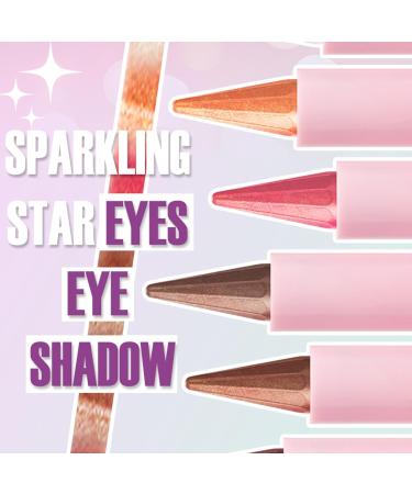  Generisch Set of 6 glitter eyeliners - Face makeup products - Waterproof eyeliner pencil - For girls and women - For dance weddings cosplay spectators brides students - Buy Online on GoSupps.com