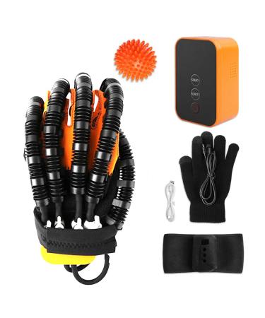 Rehabilitation Robot Gloves for Stroke Hemiplegia Rehabilitation Training Equipment Finger Training Stroke Hand Splint Rehabilitation Robot Gloves Portable Hand Stroke Recovery Equipment XX-Large Left