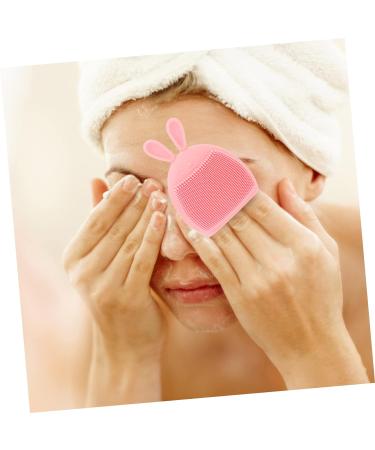minkissy 8 Pcs Rabbit Ears Facial Brush Silicone Face Scrubber for Women Facial Cleansing Pads Facial Cleansing Brush Lady Facial Brush Face Brush Pink Detergent Miss Portable Silica Gel Light Pinkx2pcs 7.5x7.5cmx2pcs - Buy Online on GoSupps.com