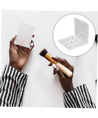 Beavorty 32 Pcs Eye Shadow Box Cosmetic Travel Containers Powder Jar Makeup Organizer Case Lipstick Acrylic 8x8cmx8pcs Transparent Colorx8pcs - Buy Online on GoSupps.com
