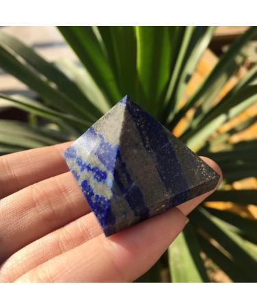 Natural Lapis Lazuli Quartz Crystal Pyramid Natural Stones and Minerals Suitable for Furniture Decoration Ornaments Home Goods - Buy Online on GoSupps.com