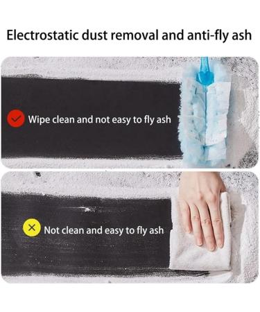 LAMELLIS 60 Pieces Disposable Dusters with Replace Heads Refills Bulk Duster Brush for Cleaning Home Office Blinds Car Easy Install Easy to Use - Buy Online on GoSupps.com