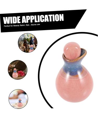 BIUDECO Beauty Salon Supplies Ceramic Japanese Soy Sauce Dispenser Mini Lotion Red Tool Kit Cosmetic 5.5 7.5cm Red - Buy Online on GoSupps.com