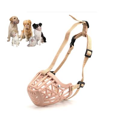 Ridong muzzle dog muzzle for small medium -sized dogs prevents biting chewing and barking adjustable safety and breathable