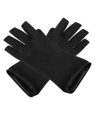 Beatifufu 1 Pair Waterproof Gloves Hair Styling Accessories Gloves for Hair Dye Accessories for Dyeing Gloves Hair Coloring Gloves Styling Gloves Hair Dye Gloves Hair Wash Accessories Rubber 24.00X12.00X0.10CM