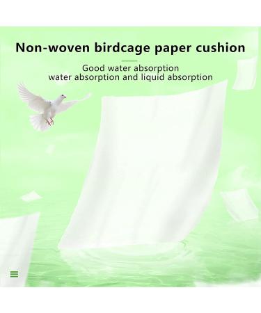 Kekafu Large Bird Cage Liner Paper - 100 Sheets PreCut Non-Woven Absorbent Liners for Pet Cages - 14in Round Cushion Pad Mat - Buy Online on GoSupps.com