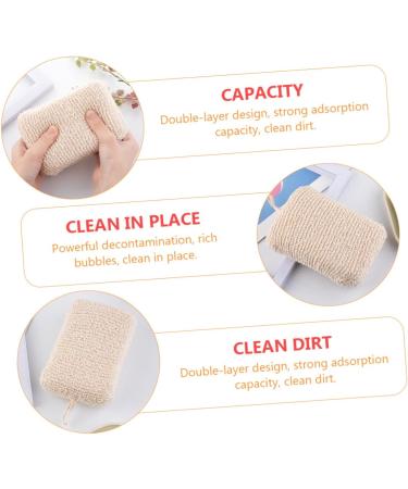 Zerodeko 2pcs Moisturizing Loofah Bath Balls - Exfoliating Sponge for Kids & Adults - Ideal Shower Pouf & Back Scrubber - Beige 1 Count - Buy Online on GoSupps.com