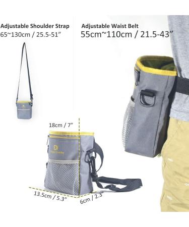 Doggy Dobby Dog Treat Training Pouch Bag Adjustable and Removable Extra Long Waist Belt Shoulder Strap 4 Ways to Wear Easily Carries - Buy Online on GoSupps.com